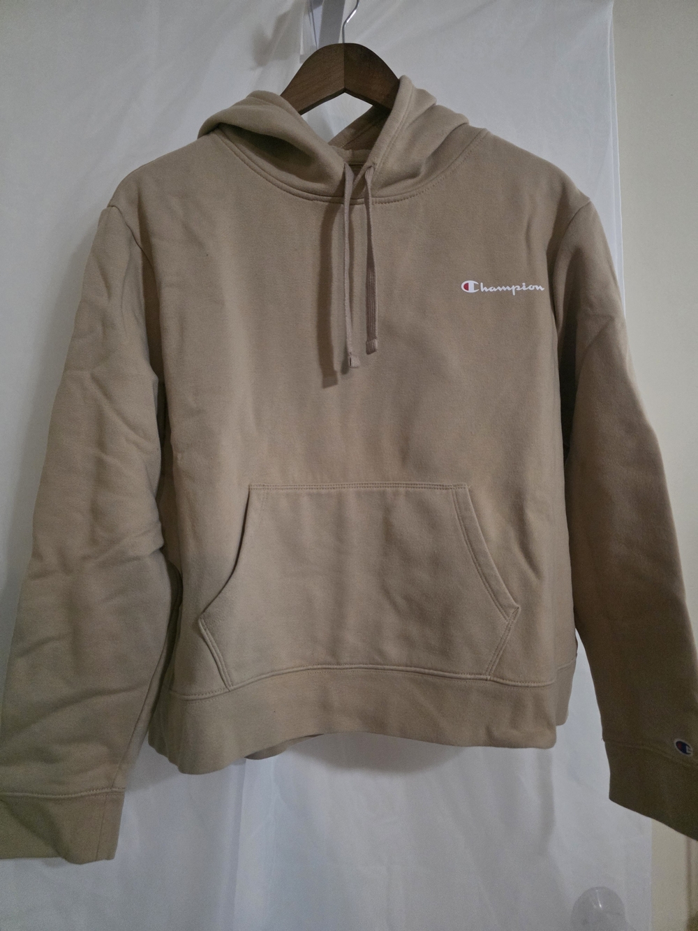 Champion Women’s Hoodie in Tan